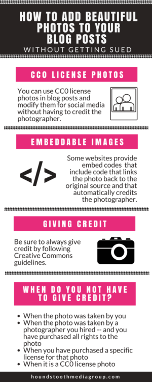 How to Add Beautiful Photos to Your Blog Posts Without Getting Sued ...