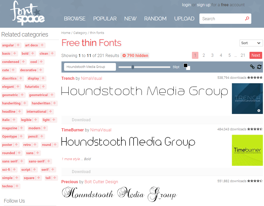 Our 4 Favorite Free Font Sites