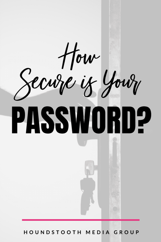 are your passwords secure?