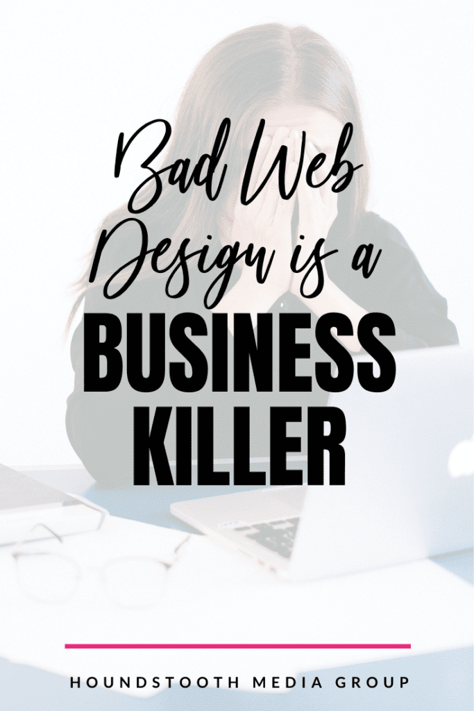 bad web design causes stress