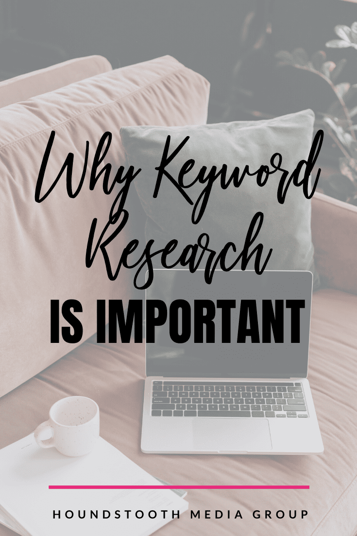 pinnable graphic for "Why Keyword Research is Important"